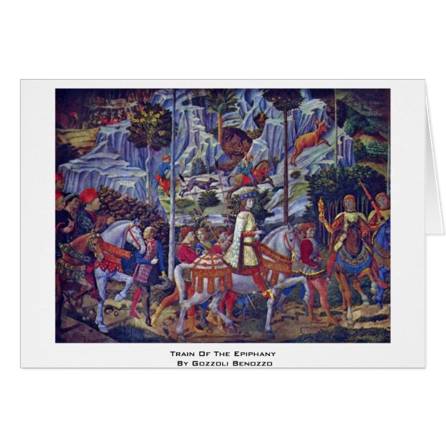 Zug der Offenbarung durch Gozzoli Benozzo (Vorderseite (Horizontal))