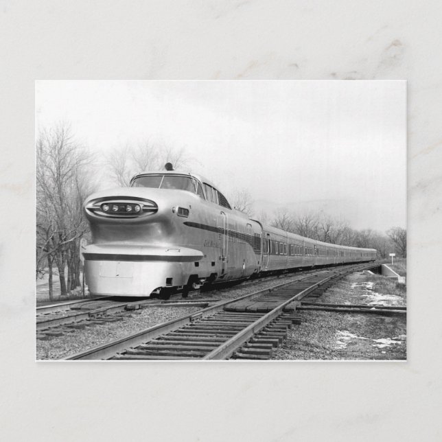 Zug der Zukunft! Postkarte (Vorderseite)
