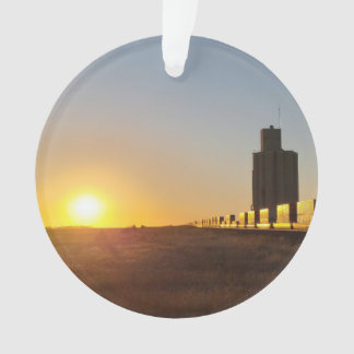 Zug durch einen Grain Elevator Ornament