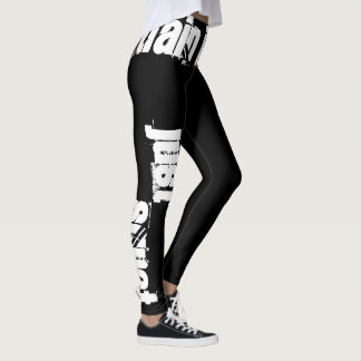 ZUG-GEISTESKRANKE GERADE UNTERSETZTE LEGGINGS