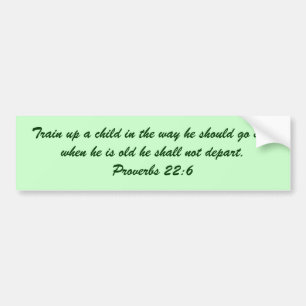 Zug herauf ein Kind auf die Art sollte er gehen Autoaufkleber