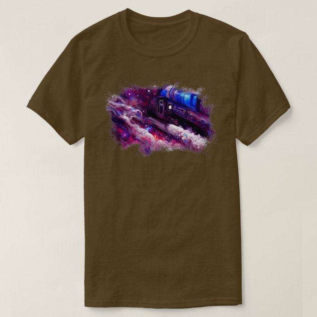 Zug im Raum 1 T-Shirt (Design vorne)