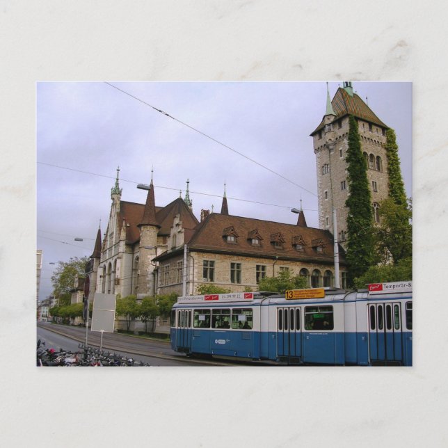 Zug in der Schweiz Postkarte (Vorderseite)