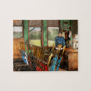 Zug - Kontrollen - Im Signalturm 1940 Puzzle