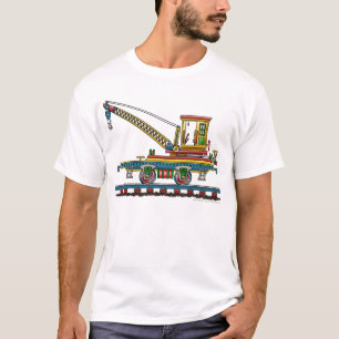 Zug-Kran-Auto-Wartungs-Auto-Eisenbahn-Kleid T-Shirt
