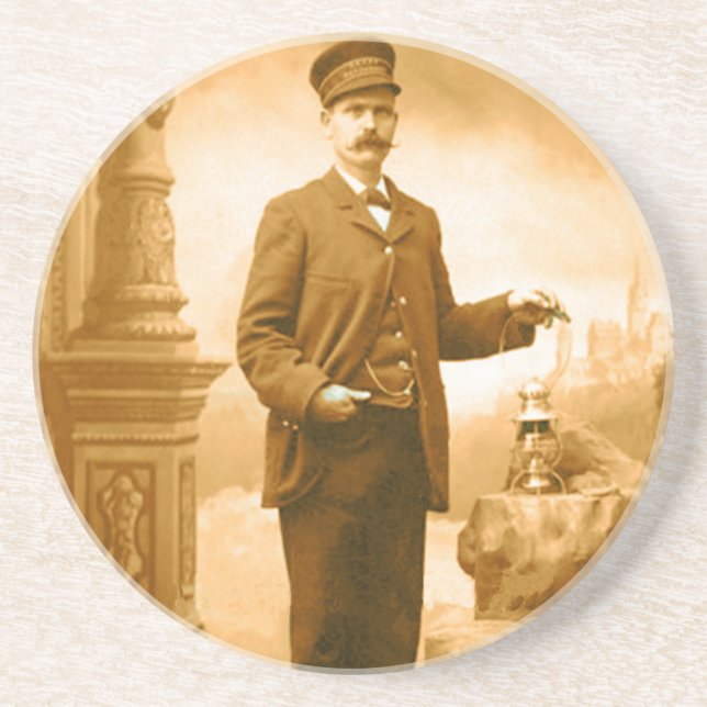 Zug-Leiter-Untersetzer Getränkeuntersetzer (Vorne)