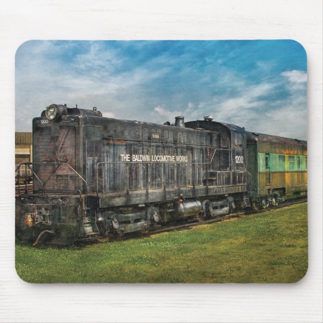 Zug - Lokomotive-Werk Baldwin Mousepad (Vorne)