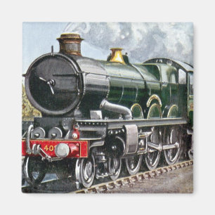Zug-Magnet - GWR Schloss-Klassen-Motor Magnet