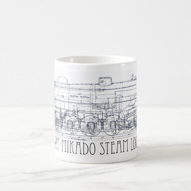 ZUG-MOTOR KAFFEETASSE (Mittel)