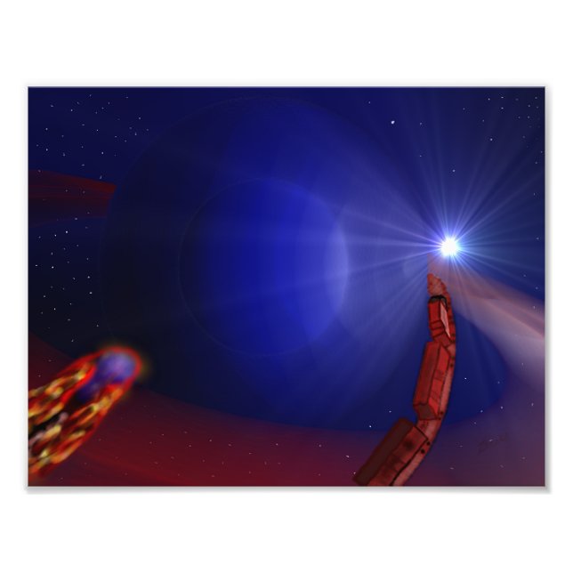 Zug nach Nirgendwo Fotodruck (Vorne)