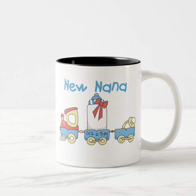 Zug neue Nana ist es ein Junge Zweifarbige Tasse (Rechts)