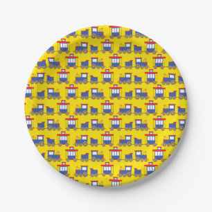 Zug niedliches Choo-Choo 1. Pappteller