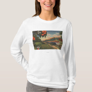 Zug-orange BlüteSpecial T-Shirt