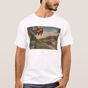 Zug-orange BlüteSpecial T-Shirt