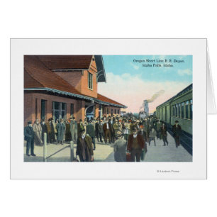 Zug-Passagiere De-Boarding