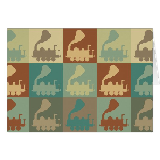 Zug-Pop-Kunst (Vorderseite (Horizontal))