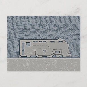 Zug Postkarte