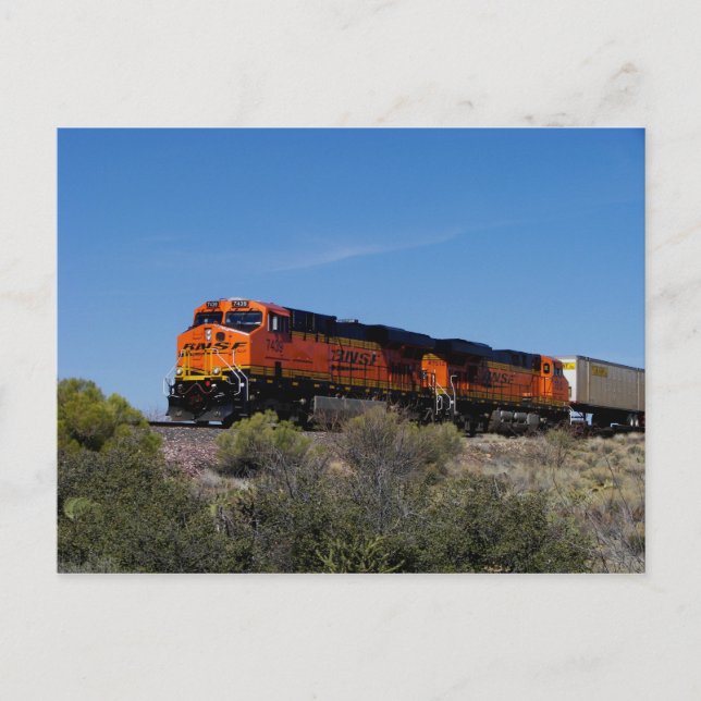 Zug Postkarte (Vorderseite)