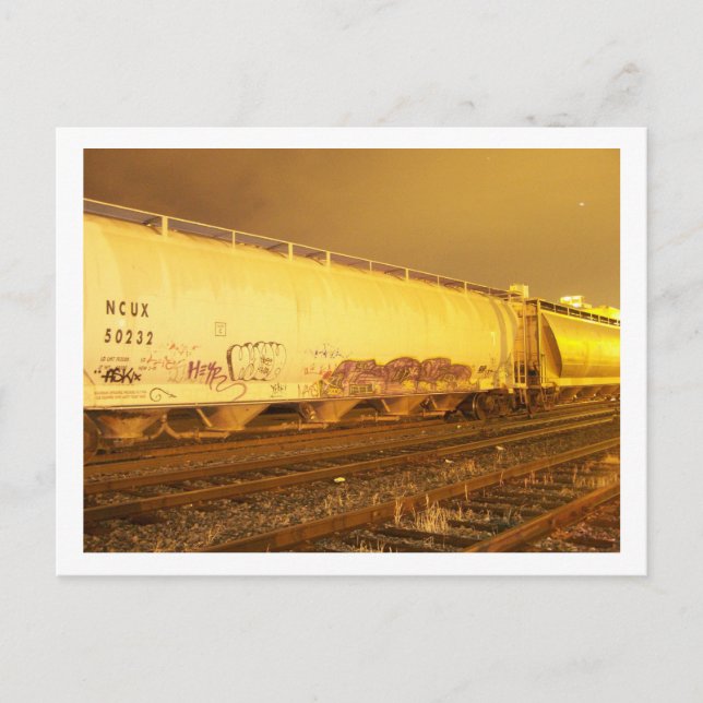 Zug Postkarte (Vorderseite)