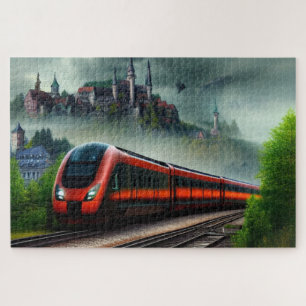 Zug-Puzzle Puzzle