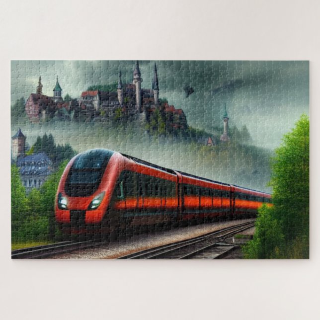Zug-Puzzle Puzzle (Horizontal)
