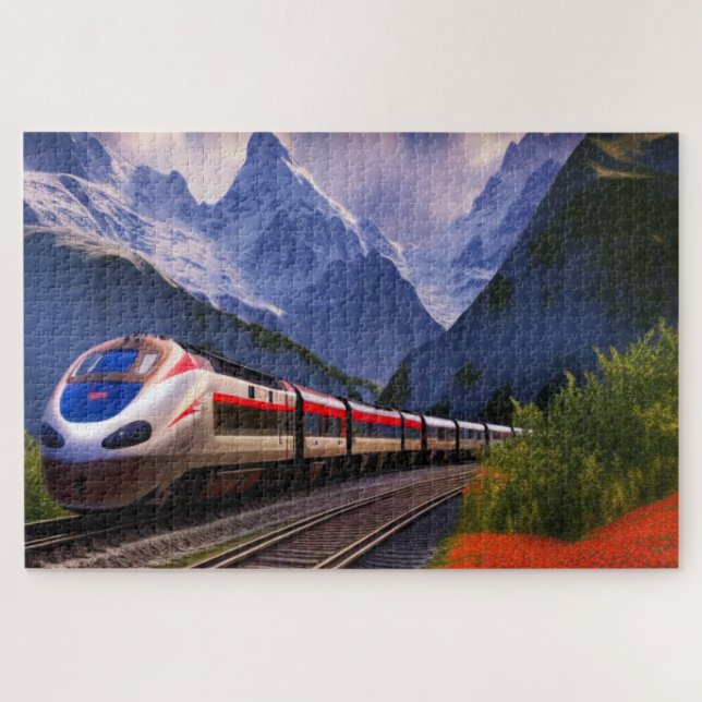 Zug-Puzzle Puzzle (Horizontal)