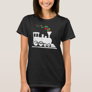 Zug-Puzzleteil Autismus-Bewusstsein Süße Jungen Ki T-Shirt