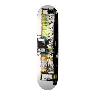 Zug reiste skateboard