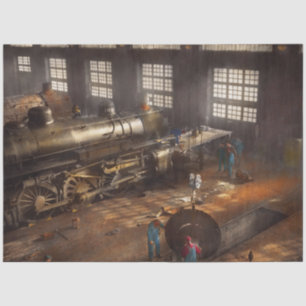 Zug - Reparatur - Dritte Tür rechts 1942 Seidenpapier