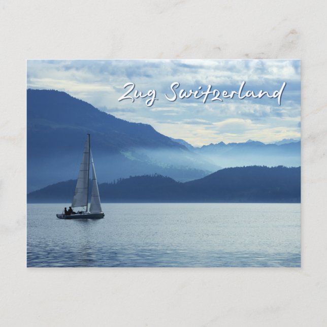 Zug, Schweiz Postkarte (Vorderseite)