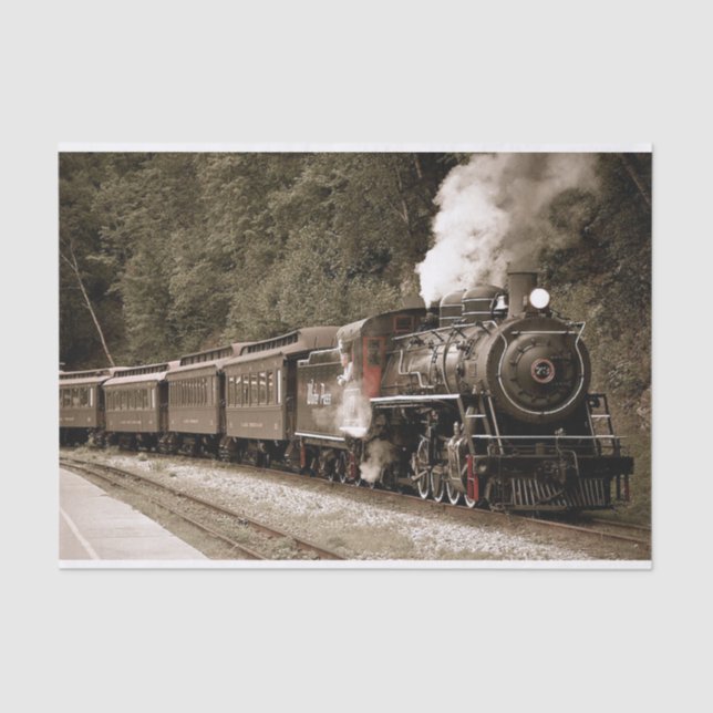 Zug Seidenpapier (Vorderseite)