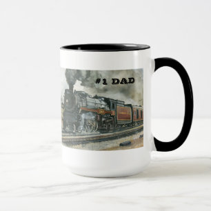 Zug-Tasse für Vater #1 Tasse