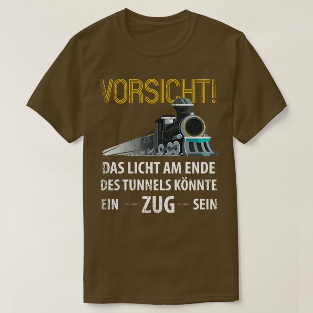 Zug Triebzugbahn T-Shirt (Design vorne)