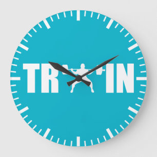ZUG - Turnhallen-Motivation Große Wanduhr