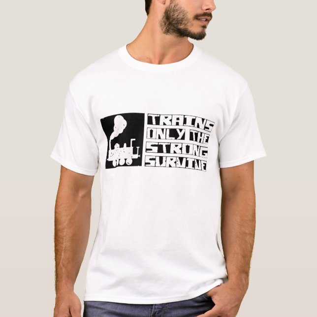 Zug überleben T-Shirt (Vorderseite)