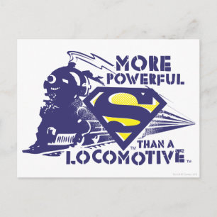 Zug und Logo Postkarte