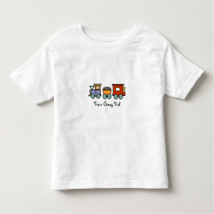 Zug-verrücktes KinderShirt - Gumballs und Kleinkind T-shirt