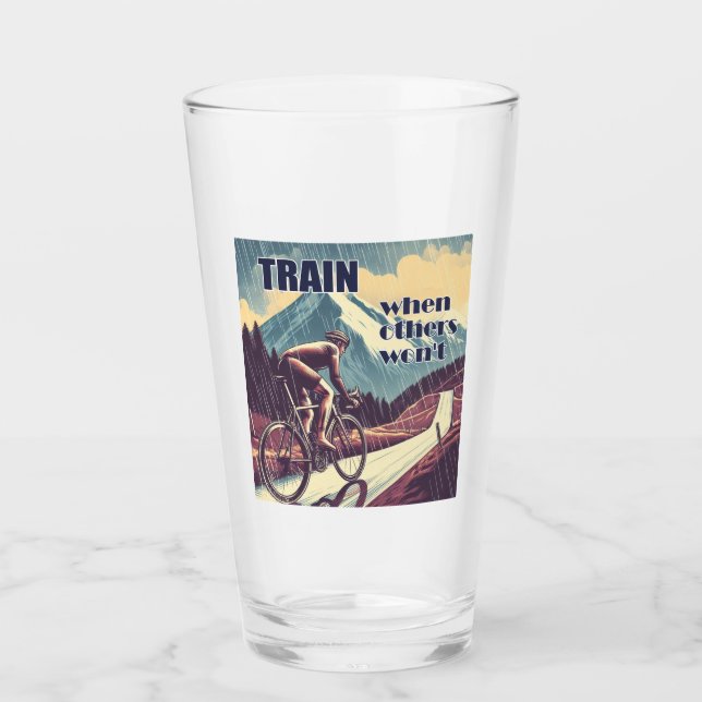 Zug, wenn andere nicht fahren glas (Vorderseite)