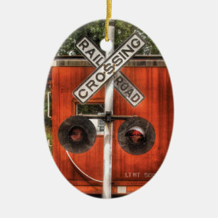 Zug - Whippany, NJ - Bahnübergang Keramikornament