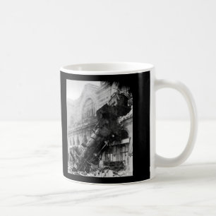 Zug-Wrack bei Montparnasse, Eisenbahn-Desaster Tasse