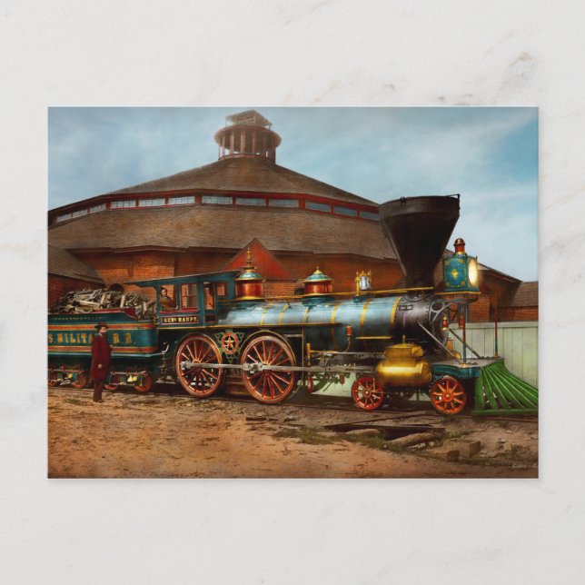 Zug - Ziviler Krieg - General Haupt 1863 Postkarte (Vorderseite)