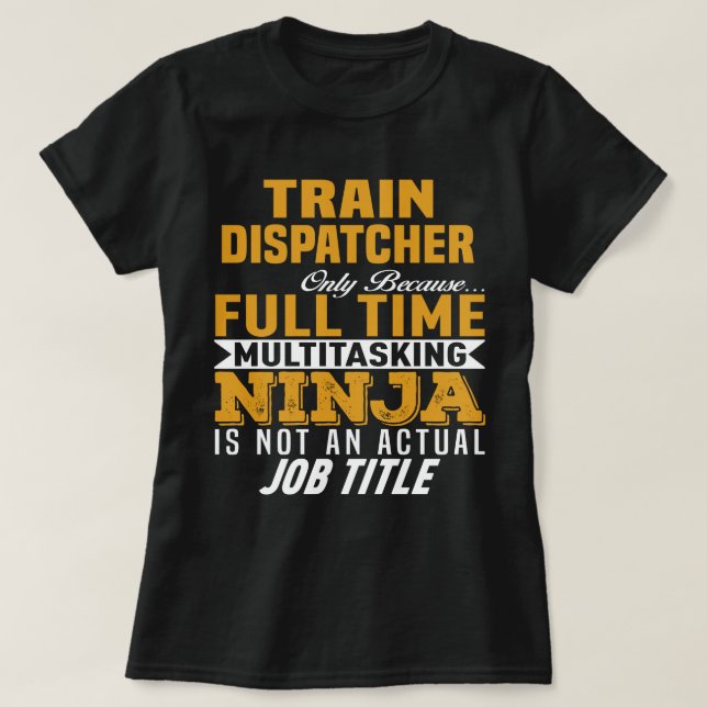 Zugabfertigung T-Shirt (Design vorne)