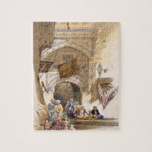 Zugang eines Basars, großartiges Kairo, Kneipe. Puzzle