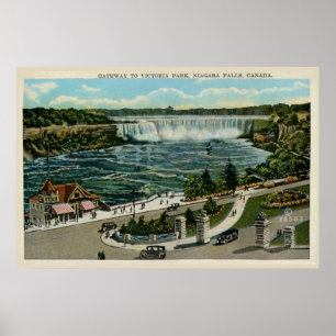 Zugang zu Victoria-Park, Niagara Falls, Kanada Poster