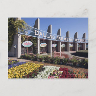 Zugang zum Markt der Bauern von Dallas Postkarte