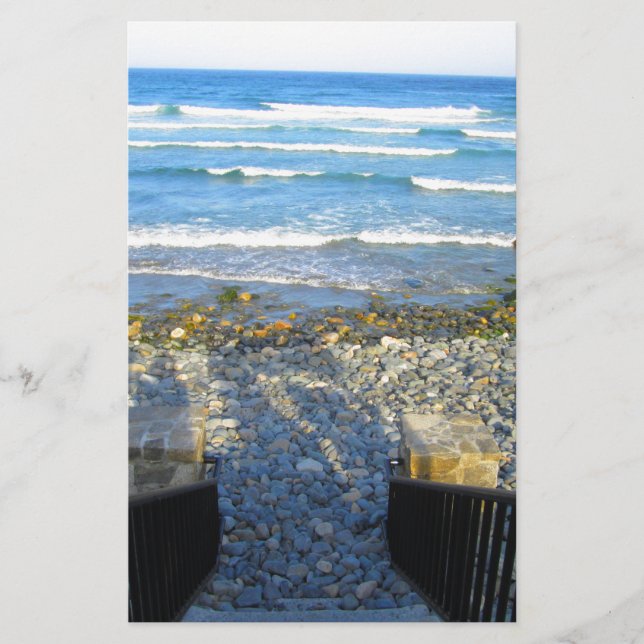 Zugang zum Rocky York Beach Briefpapier (Vorderseite)