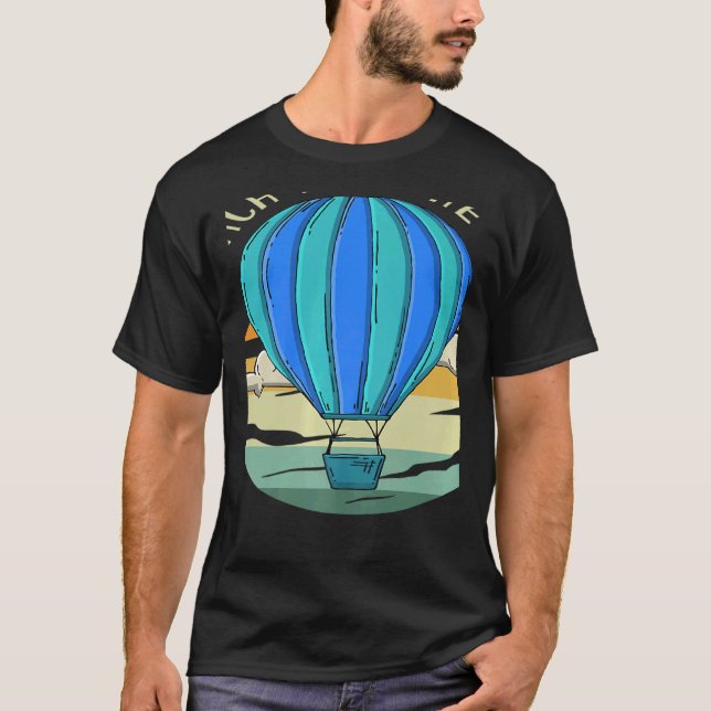 Zugang zum Sky Balloonist Heißluftballall T-Shirt (Vorderseite)
