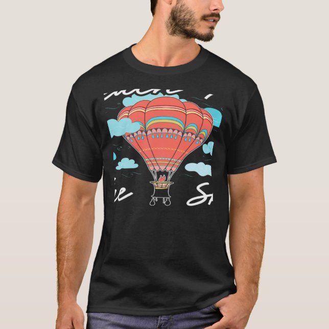 Zugang zum Sky Balloonist Heißluftballall T-Shirt (Vorderseite)