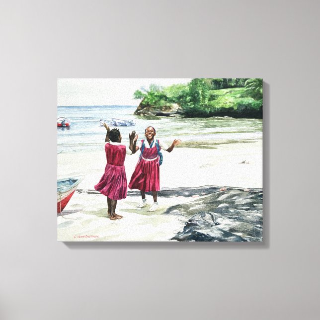 Zugang zur Bucht 2002 Leinwanddruck (Vorderseite)