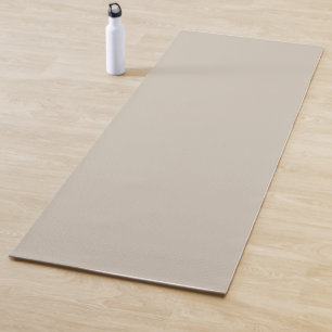 Zugängliche Beige Solid Color Yogamatte